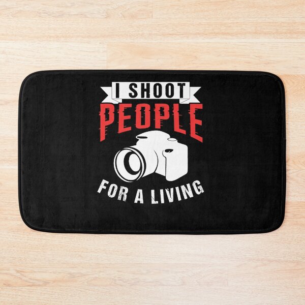Item preview, I SHOOT PEOPLE FOR A LIVING PHOTOGRAPHER designed and sold by sobriowslen.
