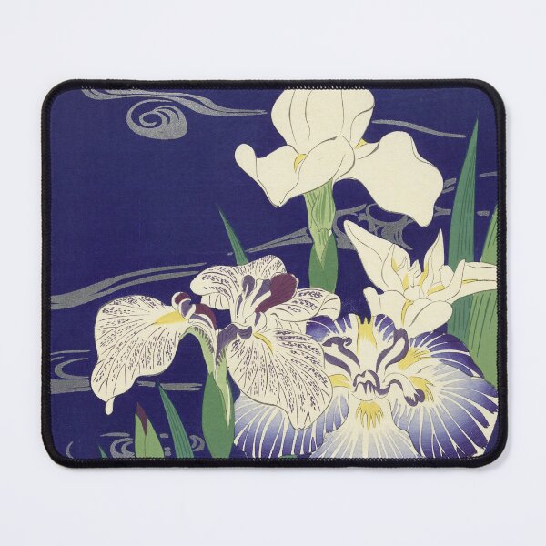 Item preview, Irises byTsukioka Kôgyo Japanese Woodcut designed and sold by Vintage Wall Art.