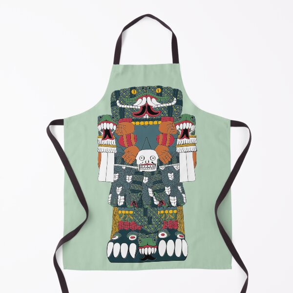 Item preview, Coatlicue - Aztec Mother of the Gods in Traditional Colours designed and sold by Aztectees.