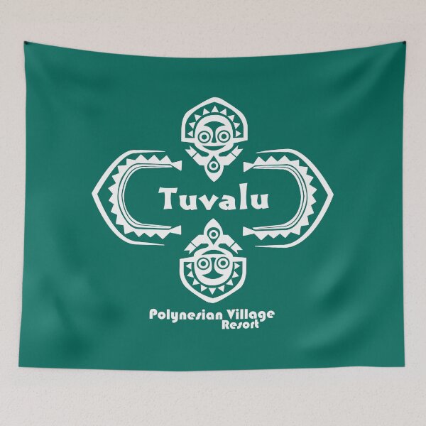 Item preview, Polynesian Village Resort Tuvalu Logo designed and sold by Lunamis.