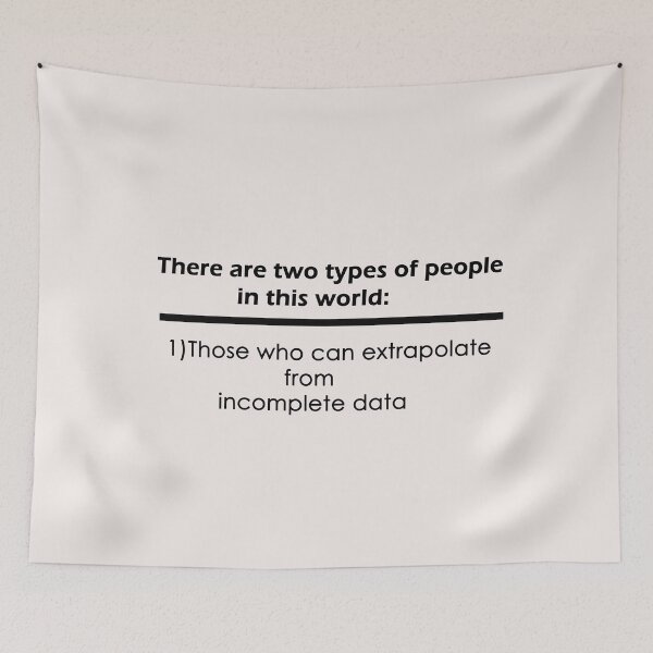 Item preview, Two types of people - can extrapolate incomplete data tshirt Classic T-Shirt designed and sold by YouSsefHN05.
