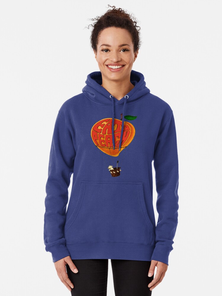 Peach store pullover hoodie