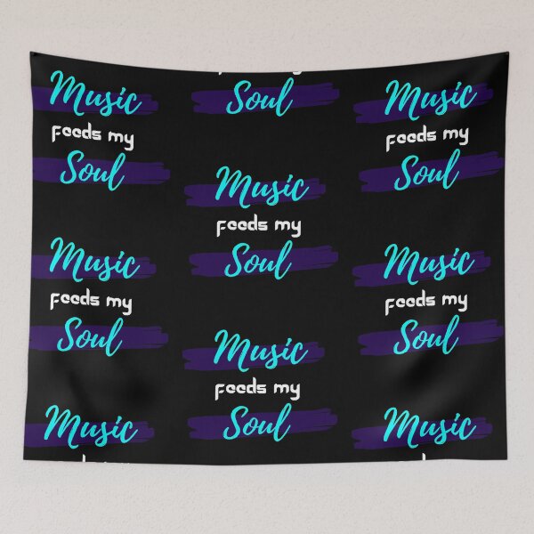 Item preview, Music feeds my  Soul designed and sold by chahakisha.