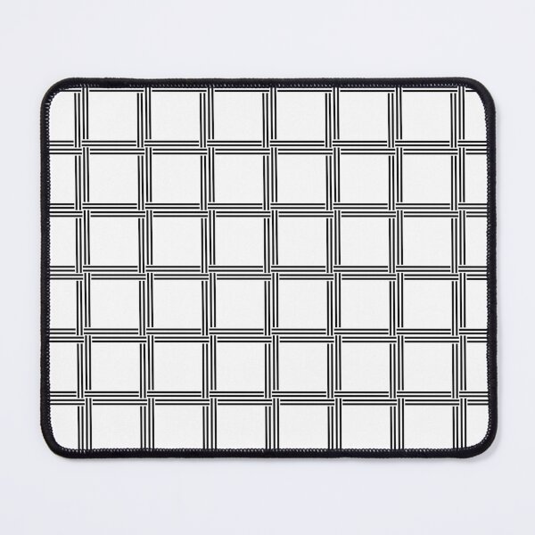Item preview, Black and White Basic Plaid designed and sold by Vintage Wall Art.