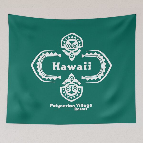 Item preview, Polynesian Village Resort Hawaii Logo designed and sold by Lunamis.