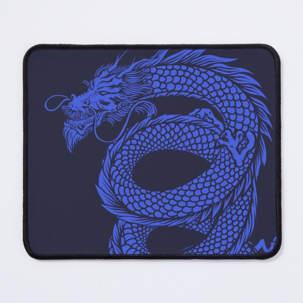 Item preview, Blue Chinese Japanese Dragon 2 designed and sold by EddieBalevo.