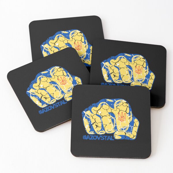 Item preview, Azovstal Trident Fist | Ukraine Resistance | Blue & Yellow Fist | AZOVSTAL | PATAGONIA  designed and sold by TrueWorth.