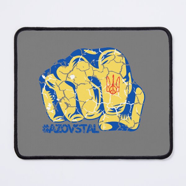 Item preview, Azovstal Trident Fist | Ukraine Resistance | Blue & Yellow Fist | AZOVSTAL | PATAGONIA designed and sold by TrueWorth.