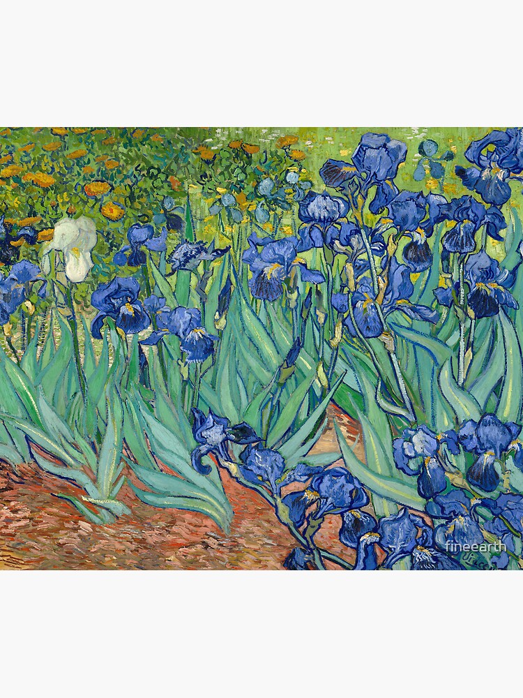 Aperçu 5 sur 5. Tapis de souris avec l'œuvre Van Gogh Irises créée et vendue par fineearth.