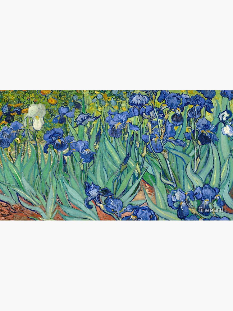 Aperçu 6 sur 6. Bob avec l'œuvre Van Gogh Irises créée et vendue par fineearth.