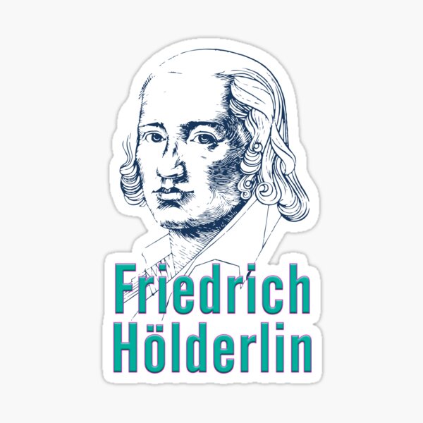 Item preview, Friedrich Hölderlin Portrait, Poet from Tübingen designed and sold by Mauswohn.