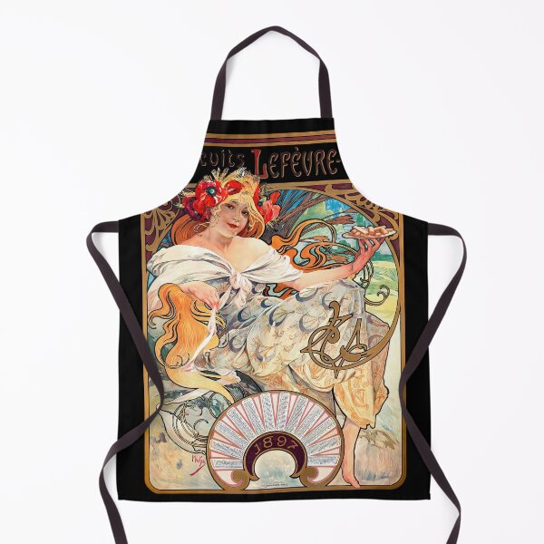 Item preview, Biscuits Lefèvre-Utile by Alphonse Mucha. Art Nouveau Poster designed and sold by el-padre.