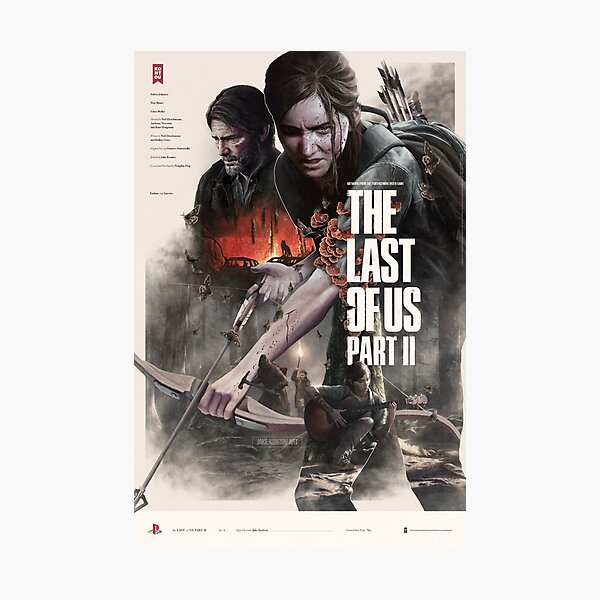 The Last of Us Part II  Joel's Guitar  Video game Poster  Big Fine art print  TLOU  TLOU 2  Playstation  Video game print