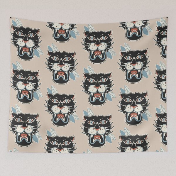 Item preview, panther tattoo designed and sold by Paula García T-Shirts.