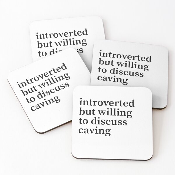 Item preview, Introverted but willing to discuss caving designed and sold by shirtpress.