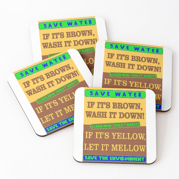 Item preview, Save Water Save the Environment - Learn New Toilet Habits designed and sold by captainpeter.