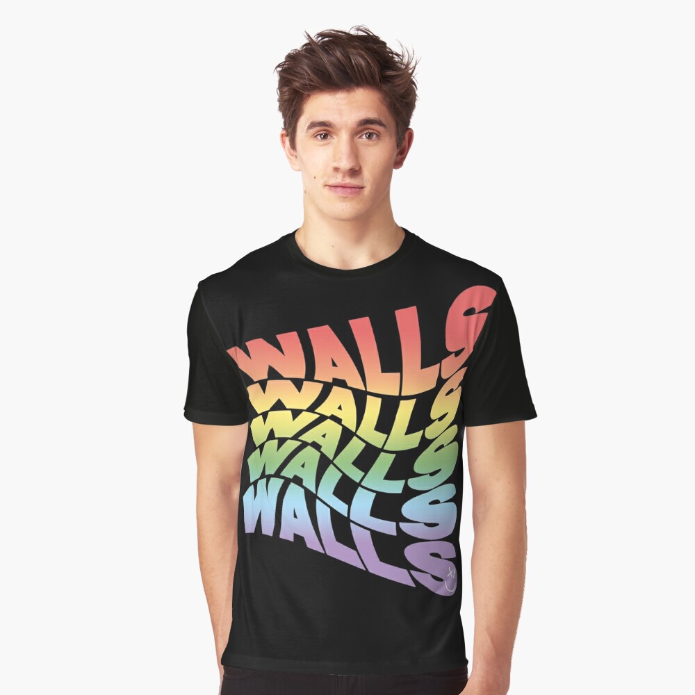 Rainbow Walls Louis Tomlinson white background Kids T-Shirt for Sale by  lashton9173