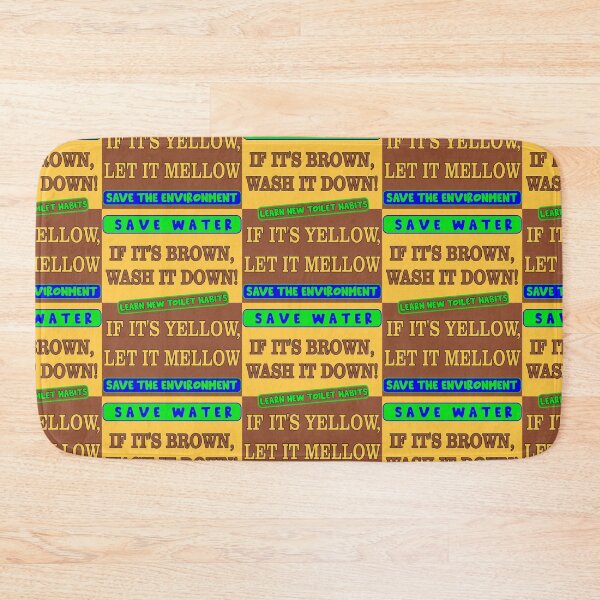 Item preview, Save Water Save the Environment - Learn New Toilet Habits designed and sold by captainpeter.