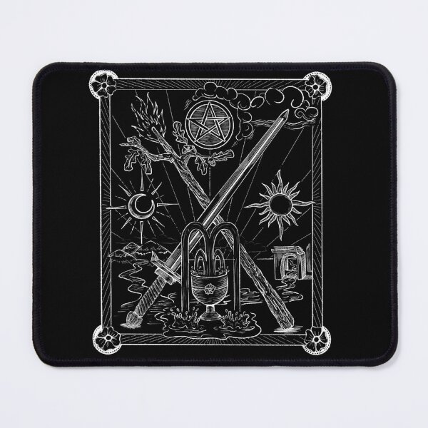 Item preview, Tarotscape - White on Black designed and sold by ChristinaSeas.