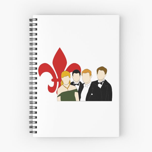 Artikelvorschau, Fleur de Lis Mikaelson Ball die Originale Klaus Elijah Rebekah Kol Mikaelson Wappen entworfen und verkauft von LannisterOnMars.