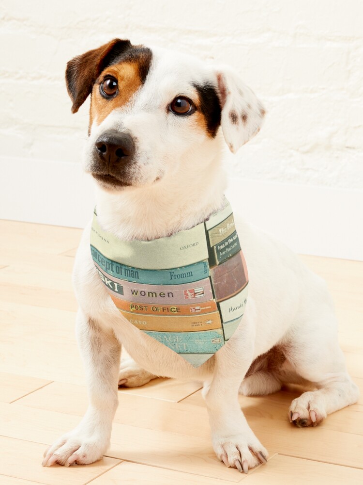 Pet Bandana, Bookworm designed and sold by Cassia Beck