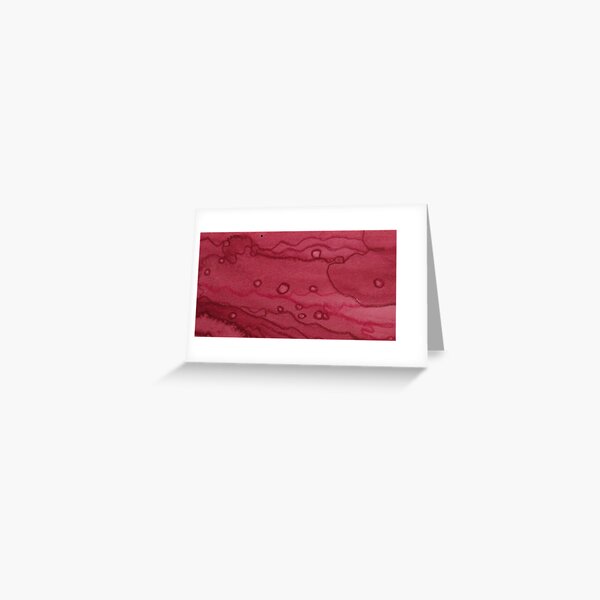 Item preview, Abstract red lunar eclipse created with red color pencils and watercolors designed and sold by ChillonLeachArt.
