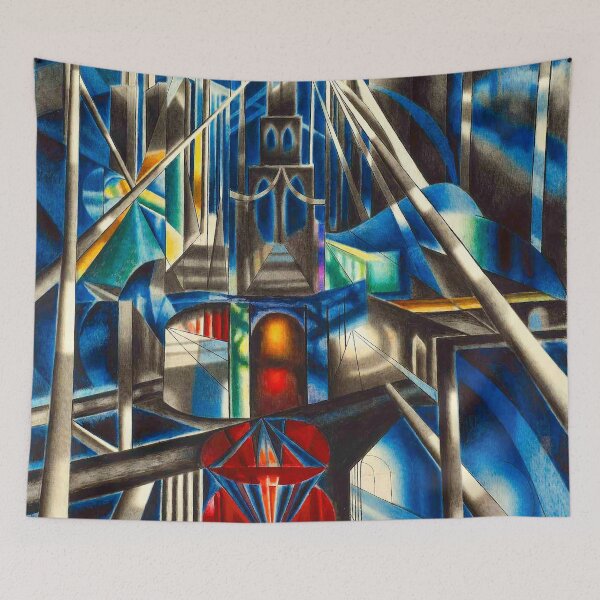 Item preview, Old Brooklyn Bridge, painting by Joseph Stella designed and sold by TeeARTHY.