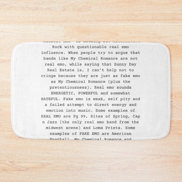 Item preview, 'Real Emo' CopyPasta - Black Text For Light Backgrounds designed and sold by VibesStudioUS.