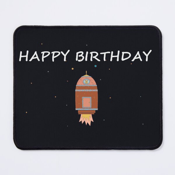 Item preview, HAPPY BIRTHDAY SPACE SHIP designed and sold by Jean Gregory Evans.