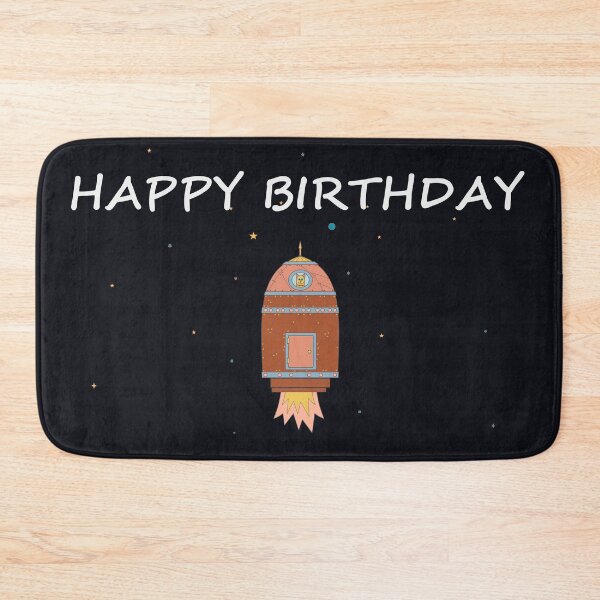 Item preview, HAPPY BIRTHDAY SPACE SHIP designed and sold by Jean Gregory Evans.