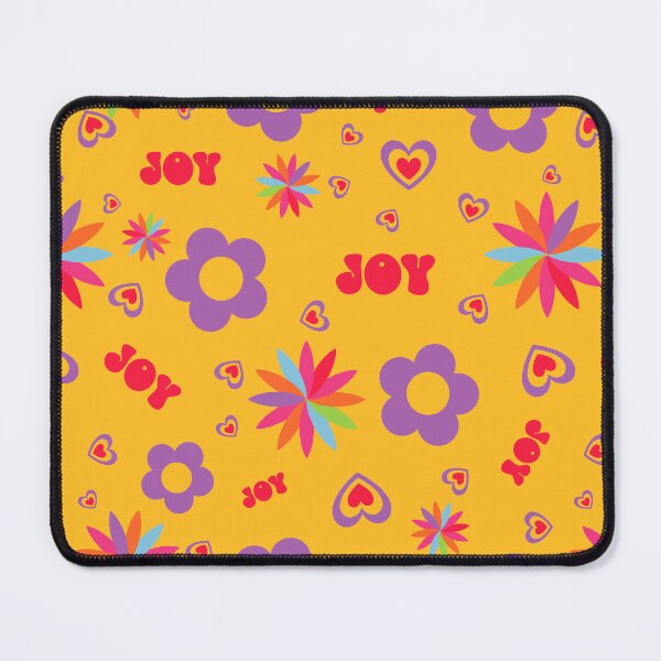 Item preview, JOY Sacred Geometry Dancing Flower Power Seamless Pattern designed and sold by ClaudiaFlores.