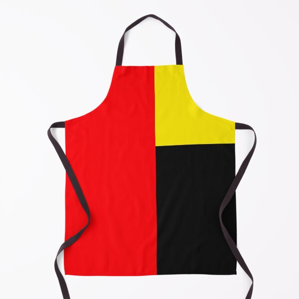 Item preview, red yellow and black abstract minimalist geometrical modern art design designed and sold by pauloneill-art.