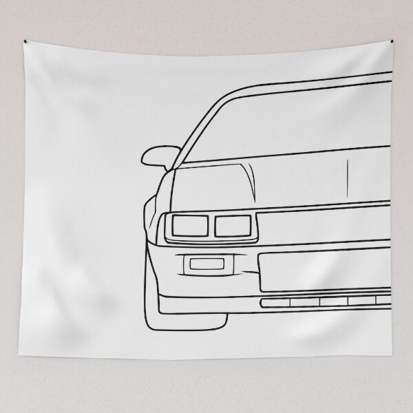 Item preview, Chevrolet Camaro Third Generation Z28 black lines designed and sold by EdimDesign.