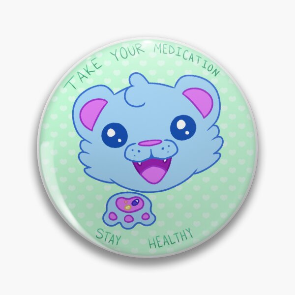 Item preview, Take Your Medication Bear designed and sold by RylanDrawsAlot.