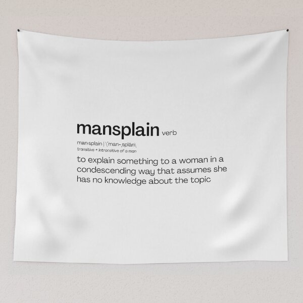 Item preview, Mansplain • Let Me Explain It To You designed and sold by amuseXpress.