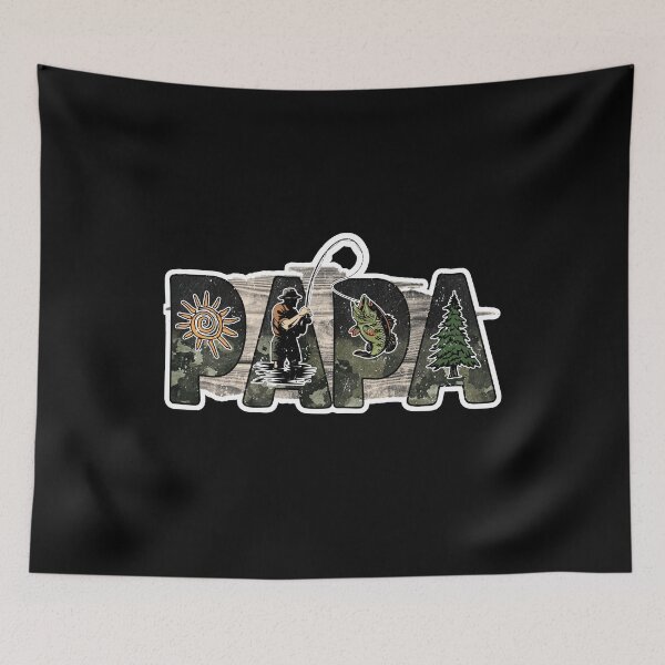 Item preview, Papa Loves Fishing Fathers Day Gift for Papa designed and sold by WanderTravels.