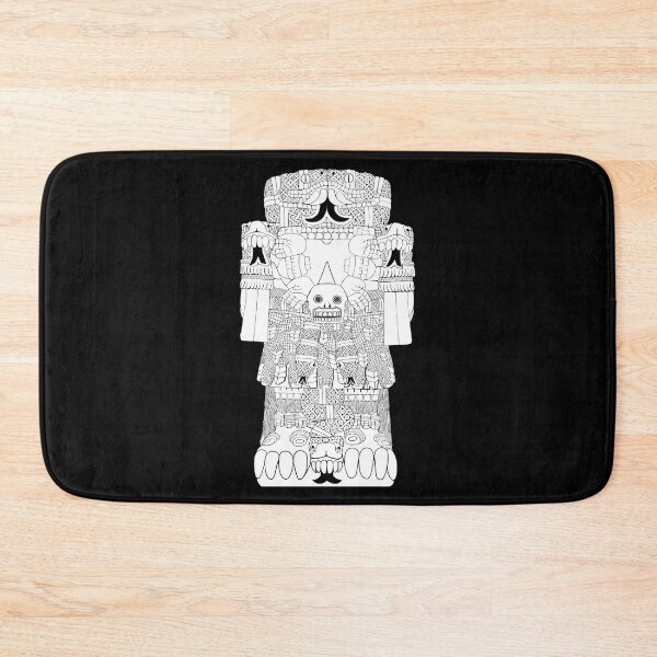 Item preview, Coatlicue - Aztec Mother of the Gods in White designed and sold by Aztectees.