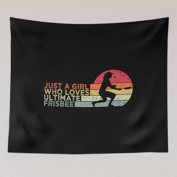 Item preview, Just A Girl Who Loves Ultimate Frisbee - Retro Ultimate Frisbee designed and sold by T-shirt For You.