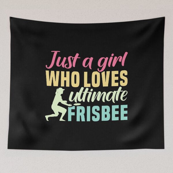Item preview, Just A Girl Who Loves Ultimate Frisbee - Ultimate Frisbee For Women designed and sold by T-shirt For You.