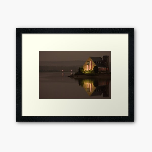 The Old Stone Church Framed Art Print