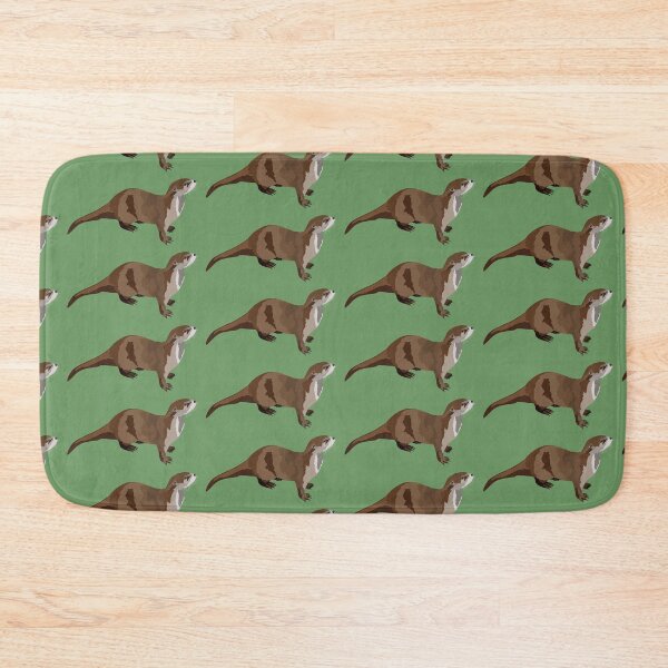 Artikelvorschau, S steht für Southern River Otter, Southern River Otter Illustration – Verspieltes Kunstwerk eines Wassersäugers entworfen und verkauft von PrettylittlepastelUk.