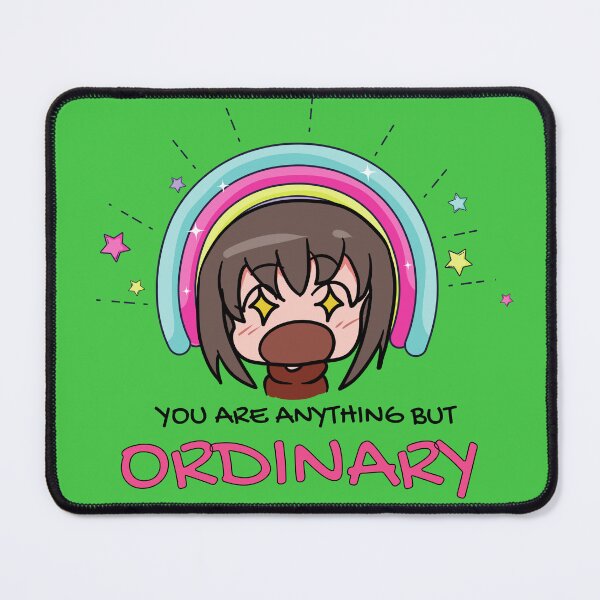 Item preview, You are Anything but Ordinary | Anime Emote | Inspirational Anime Text designed and sold by BBMarioni.