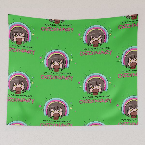 Item preview, You are Anything but Ordinary | Anime Emote | Inspirational Anime Text designed and sold by BBMarioni.