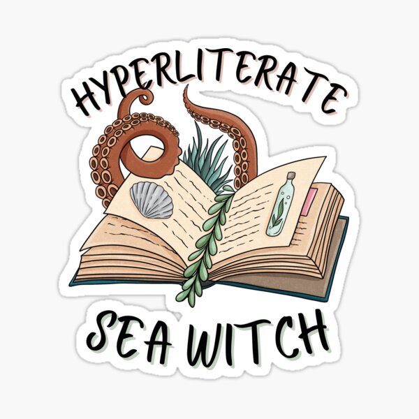 Hyperliterate Sea Witch Sticker