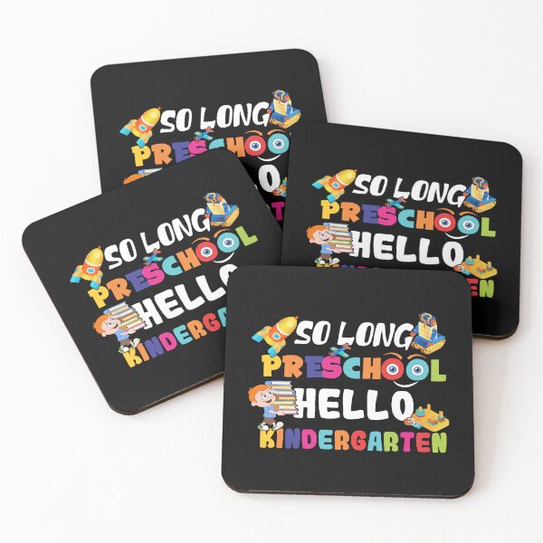 Item preview, So Long Preschool Hello Kindergarten designed and sold by Whirx.