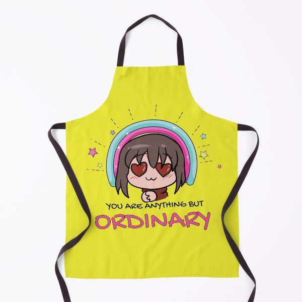 Item preview, You are Anything but Ordinary | Chibi Emote | Inspirational Anime Text designed and sold by BBMarioni.