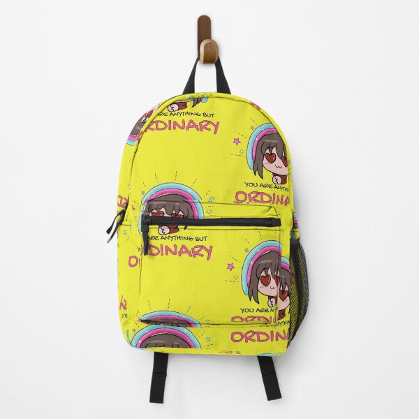 Item preview, You are Anything but Ordinary | Chibi Emote | Inspirational Anime Text designed and sold by BBMarioni.