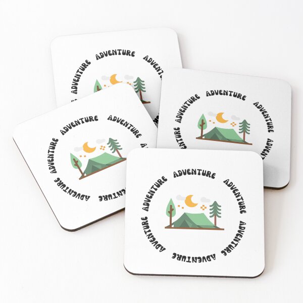 Item preview, 'Adventure' Retro-Inspired Camping Design designed and sold by VibesStudioUS.