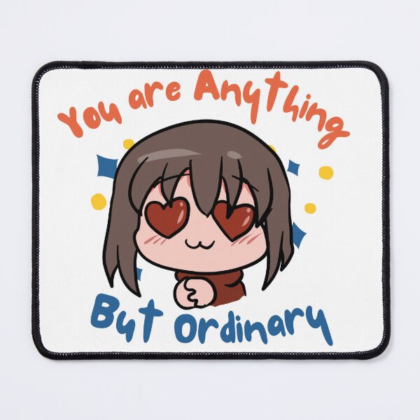 Item preview, You are Anything but Ordinary | Kawaii Anime Emote | Inspirational Anime Text designed and sold by BBMarioni.