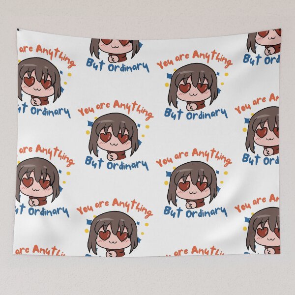Item preview, You are Anything but Ordinary | Kawaii Anime Emote | Inspirational Anime Text designed and sold by BBMarioni.
